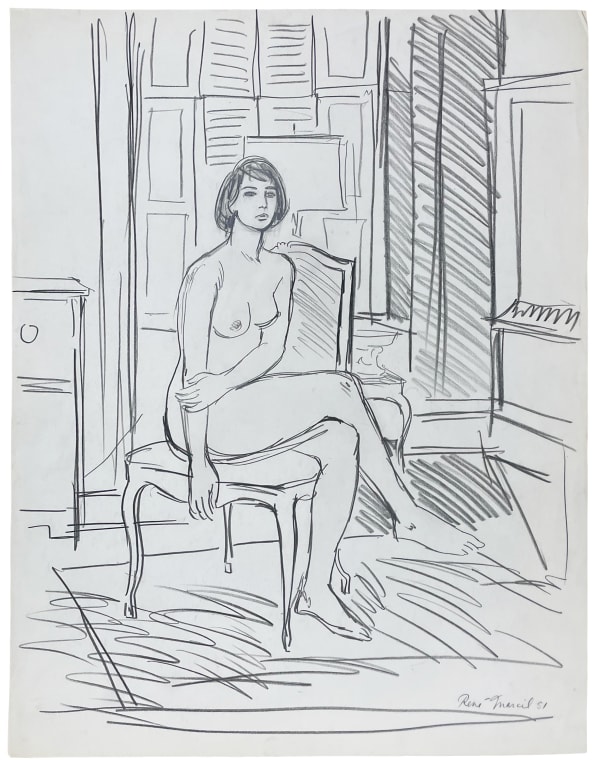 René Marcil, Untitled (Interior), 1951