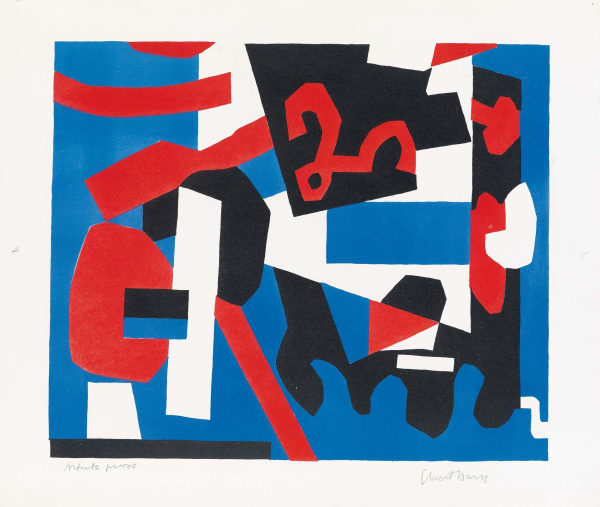 Stuart Davis, Detail Study for Cliche, 1957