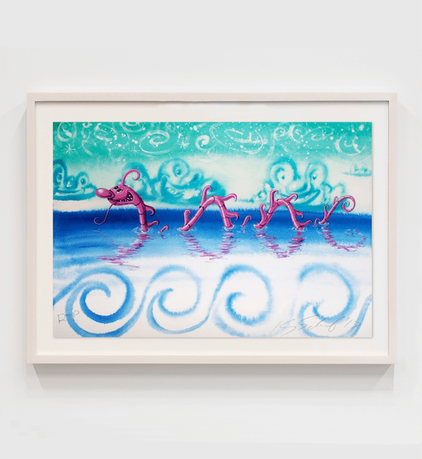 Kenny Scharf, Seeserpent, 2017