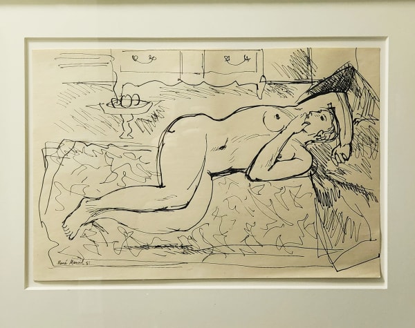René Marcil, Untitled (Reclining Nude), 1954