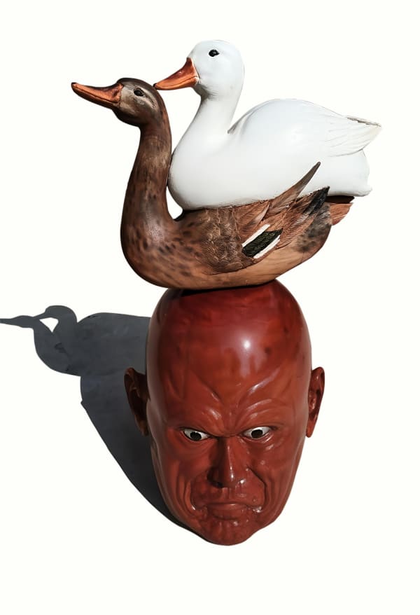 Amit Dey Weight of progress 1 Wood 16 x 28 x 11 inches (41 x 71 x 28 cms)