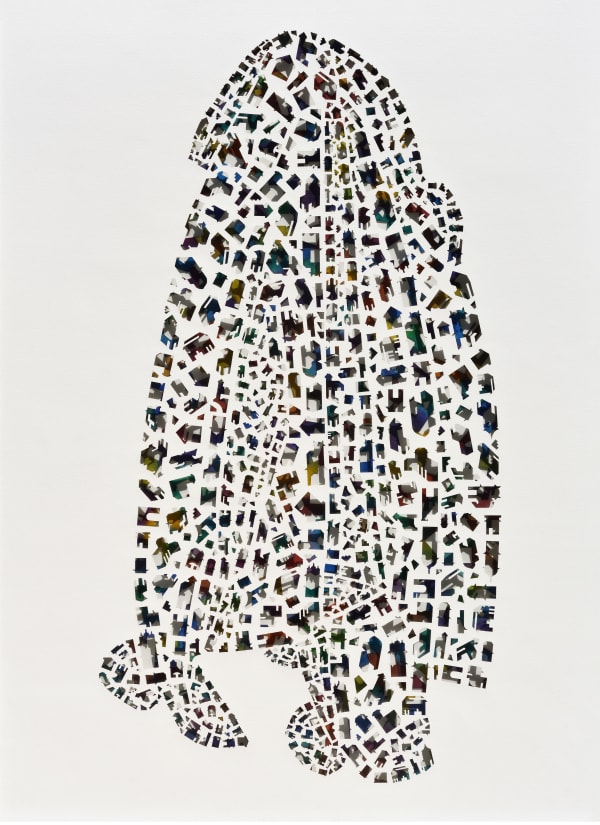 Kamal Pandya Cluster of Dreams Watercolour on paper 30 x 22 inches (76 x 56 cms)