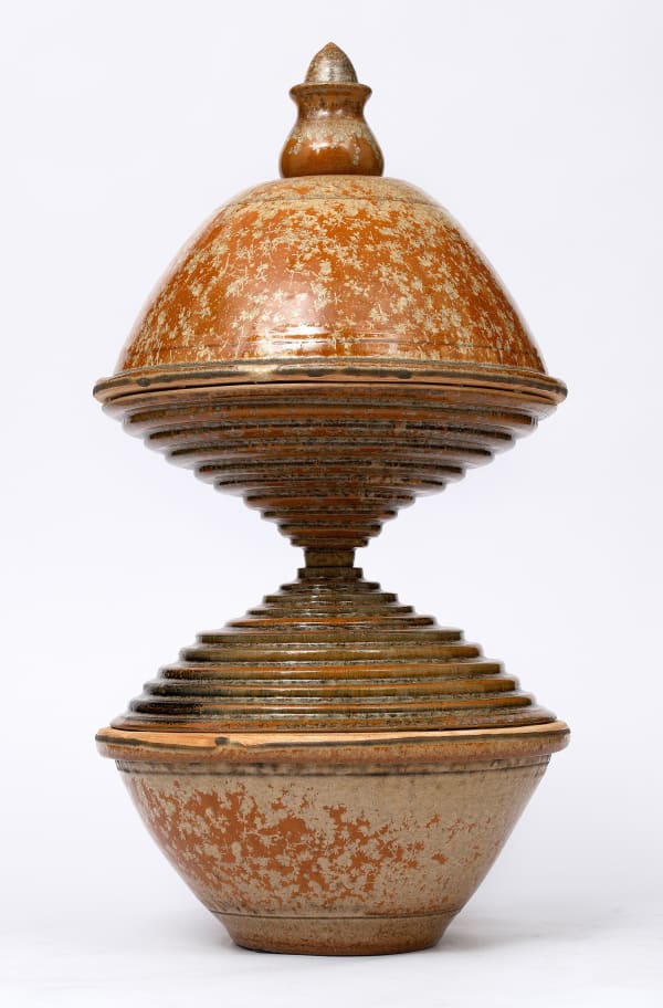 Hardik Chavda Balance 1 Certamic (crystalline glaze) 24 x 12 x 12 (61 x 30 x 30 cms)