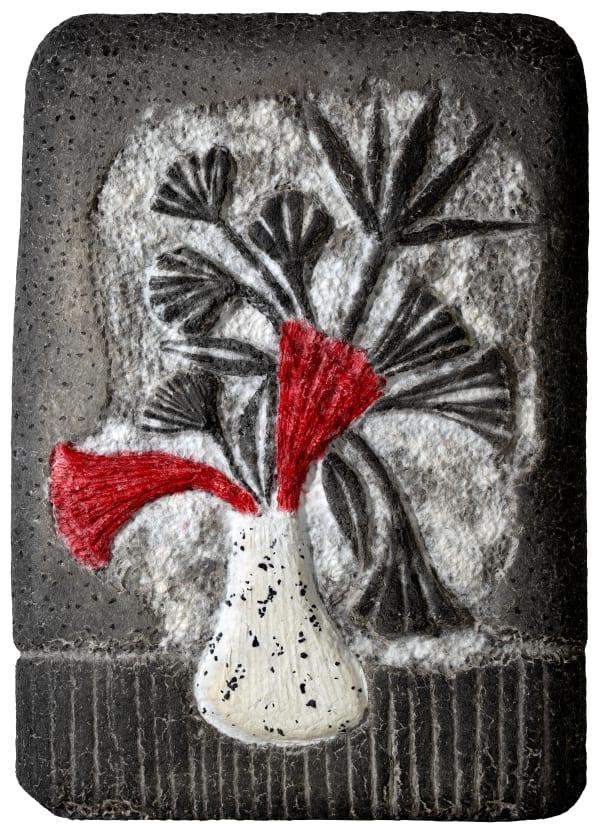 Sajal Sasanka Sarkar Organic - Inorganic 5 Modified Cotton fibres and Dye colour 20 x 15 x 2 inches (51 x 38 x 5 cms) - 2 kgs (4.4 lbs)