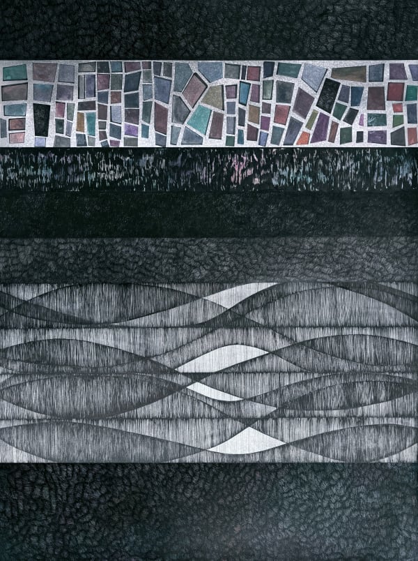 Rohit Kale City Gives Me Anxiety - I Watercolour and ink on archival paper 30.2 x 22.5 inches (77 x 58 cms)