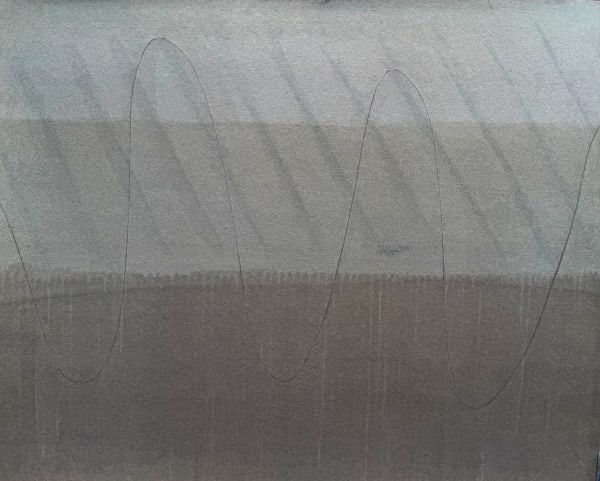 Krupali Marviya Redrawing the Line - 1 Plant-based colours on paper 13 x 16 inches (33 x 41 cms)