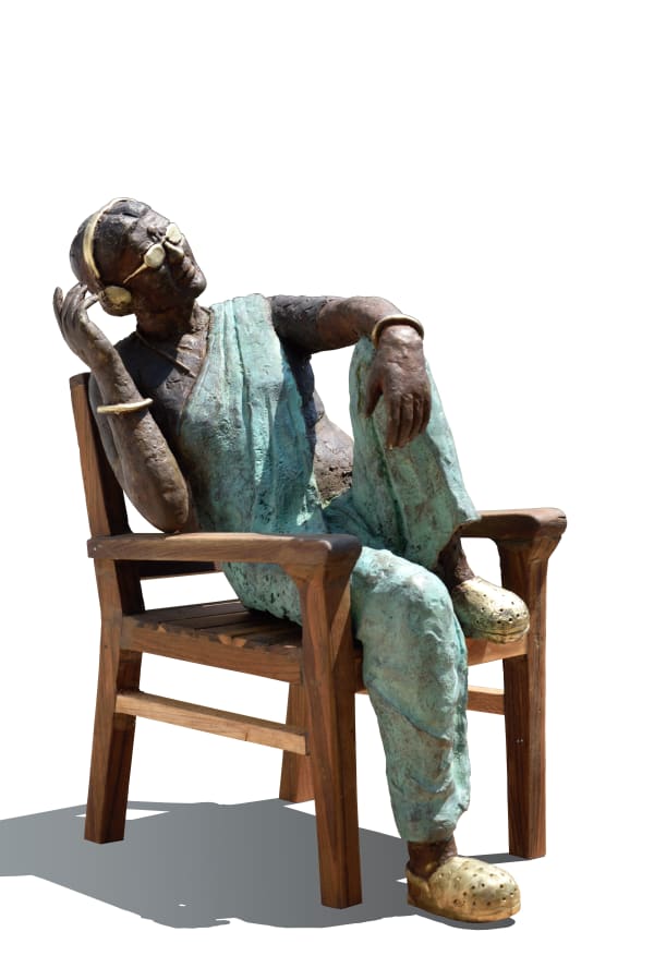 Avinash Bhishnurkar Untitled Brass and wood 17 x 13 x 10 inches - 14.25 kgs (43 x 33 x 25 cms - 32 lbs)