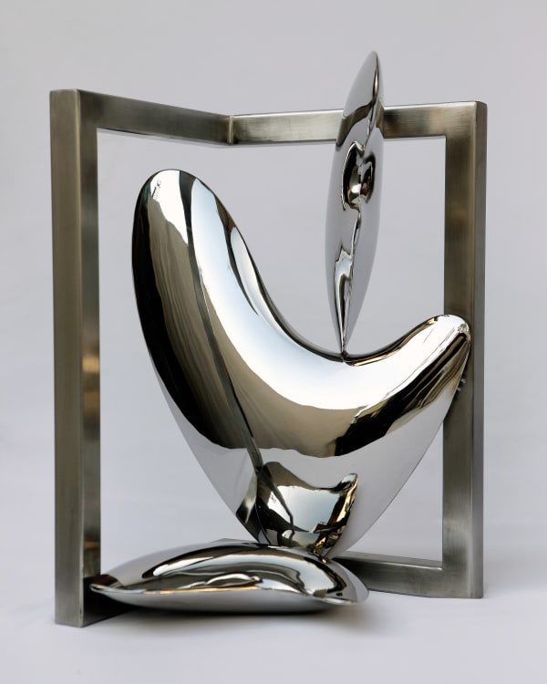 Ketan Amin Shine and Shadow - 1 Stainless steel 13 x 9 x 8.5 inches (33 x 23 x 22 cms)