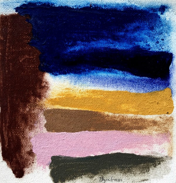 Friedel Dzubas, Study for Blu Lake, 1975