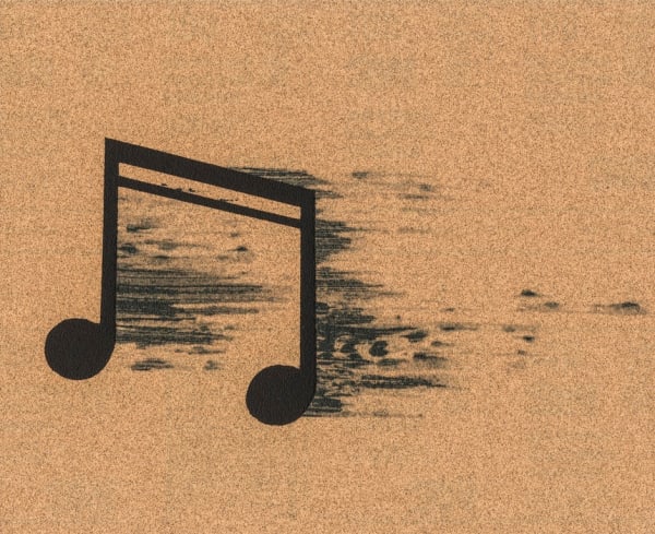 Ed Ruscha, Note, 2018