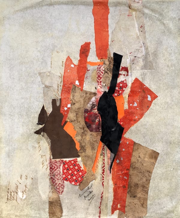 Frank Leonard Brooks, Red Collage, 2002