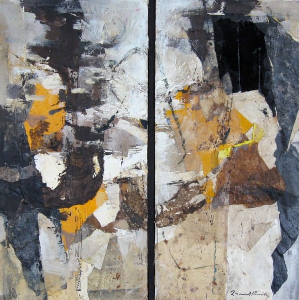 Frank Leonard Brooks, Double Collage, 1965