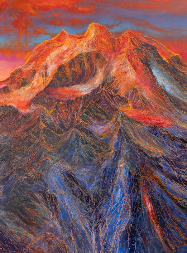 鄭麗雲, 金色的山峰 The Golden Peak II, 2025