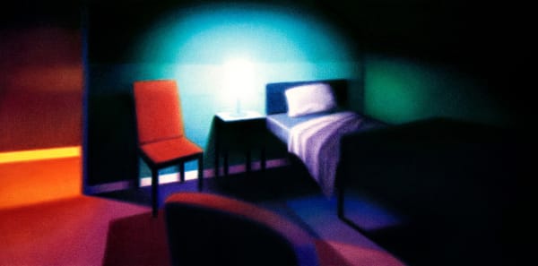 Steffen Kern, Chair, Light and Bed, 2024