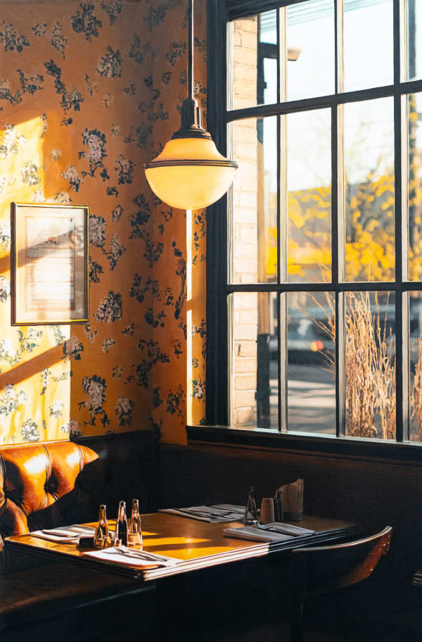 Yigal Ozeri, Orange Hues, 2025