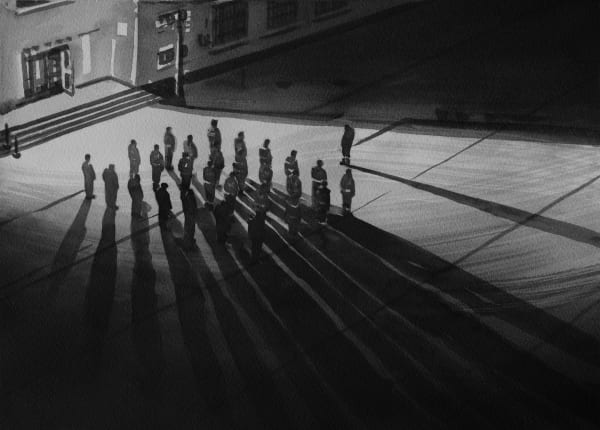 Radenko Milak, Morning Shadow, Fire Station, 2022