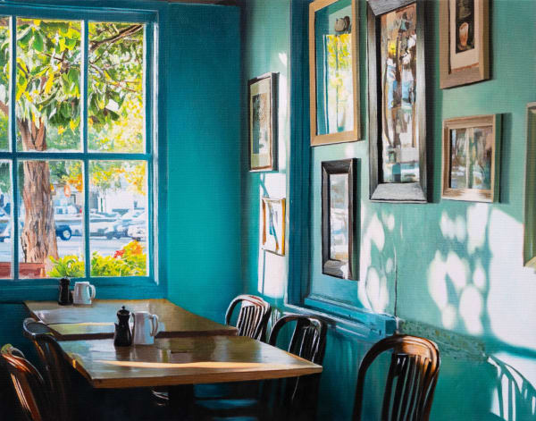 Yigal Ozeri, Blue Hues, 2025