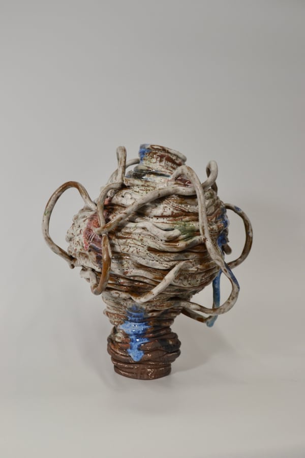 Katie Smith, Terracotta with Arms (Tall Moon Jar), 2024