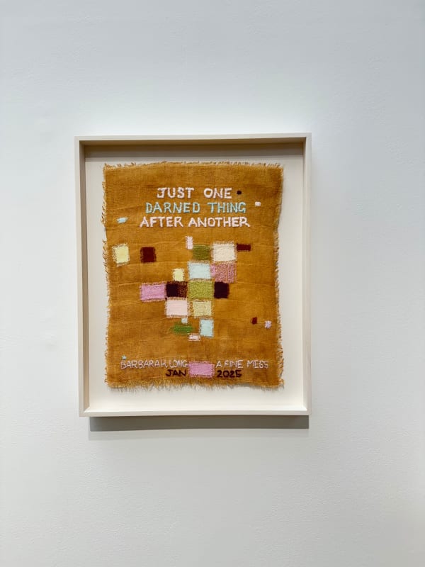 Barbara Long, One darned thing.... 2, 2025