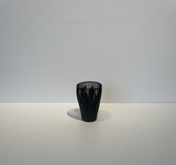 Lauren Nauman, Lines, medium black with base, 2016