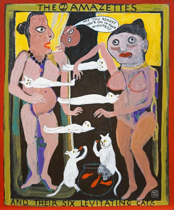Kay Le Seelleur Ara, The Two Amazettes and Their Six Levitating Cats, 2024