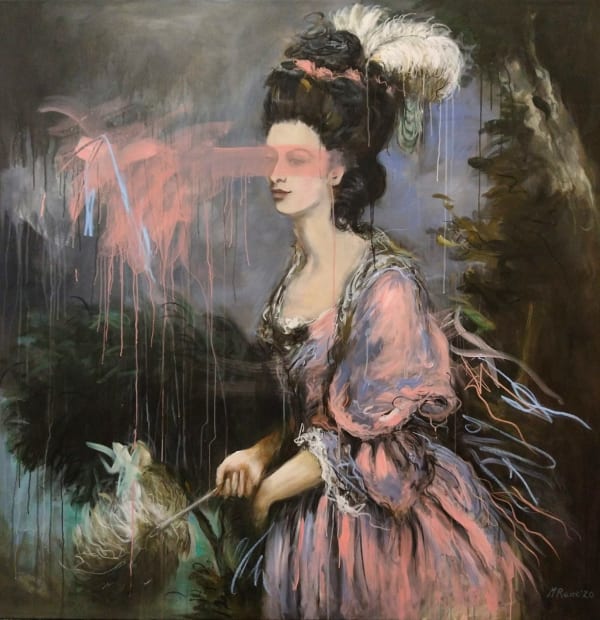 Mandy Racine, Mrs Richard Crofts - after Sir Joshua Raynolds (Private Commission), 2020