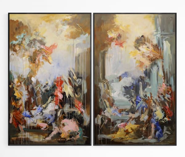 Mandy Racine, Martyrdom (Diptych), 2021