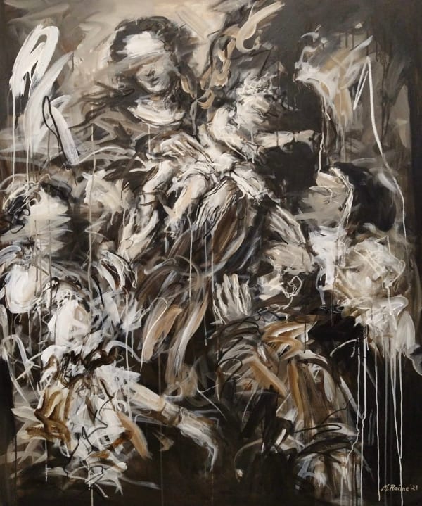 Mandy Racine, The Virgin & Five Saints, 2021