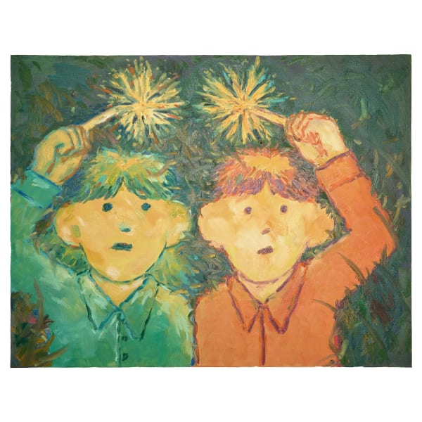 Qwaya, 어두워진 풀숲에 누워서 Lying in the dark grass, 2023