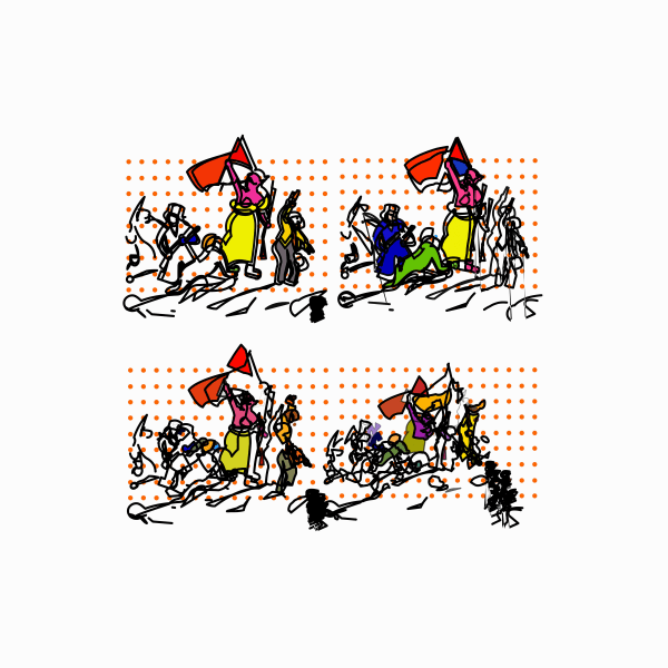 Zhang Xinyi, Icon sketch 50-25, 2017