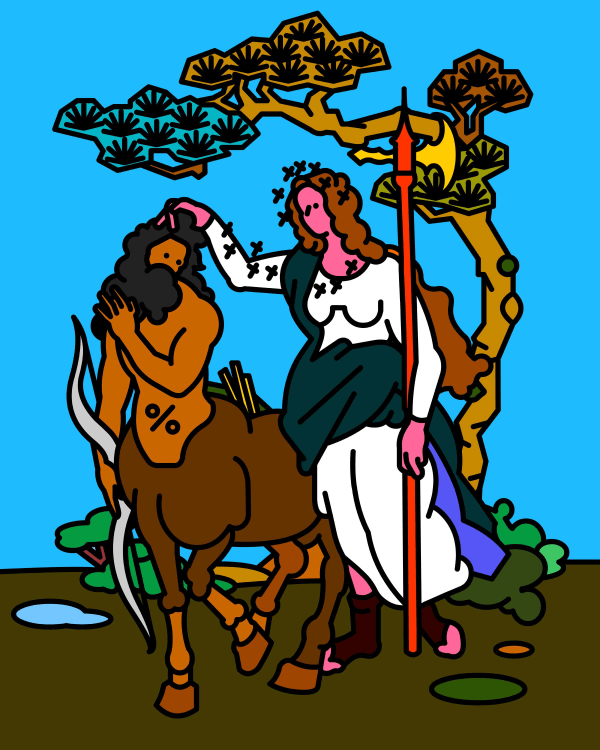 Zhang Xinyi, A Wanderer and a Rational Poet, 2022