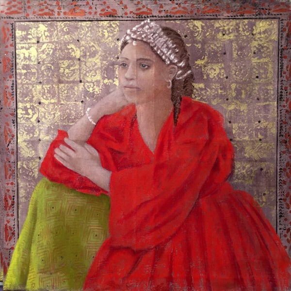 Woman in Red Robe