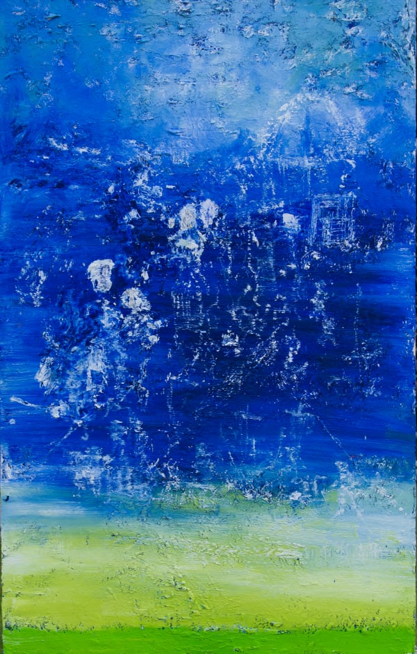 Blue Sky Over Grassland