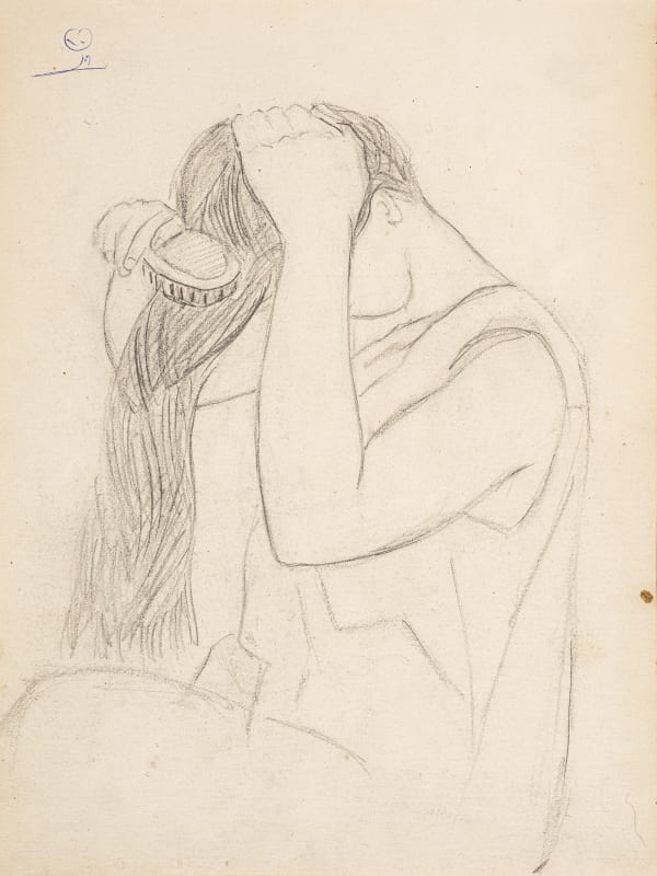 Inmate Combing Hair