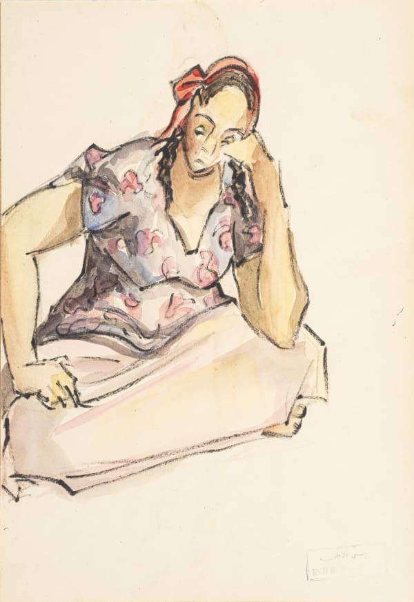 Seated Chambermaid II