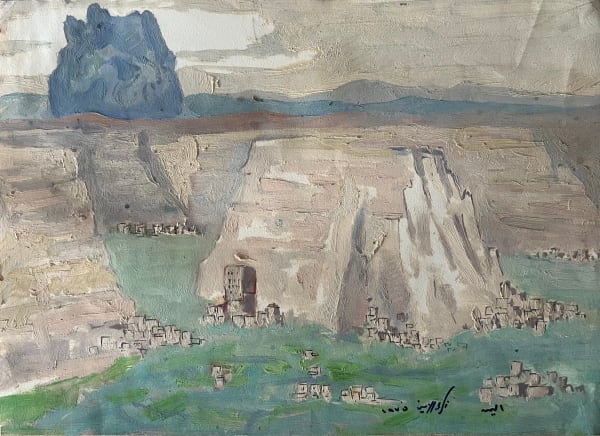 Zaccaria El Zeini Cataracts, 1975 watercolor on paper 25 x 30cm signed & dated