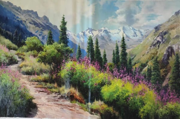 Oil on canvas 120*80cm Farid Khamidov
