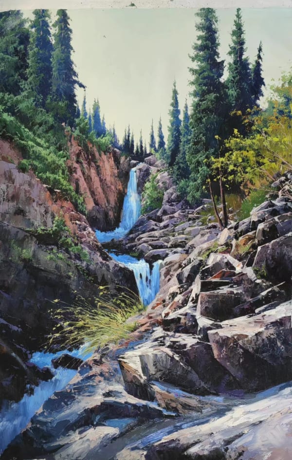 Oil on canvas 80*120cm Farid Khamidov