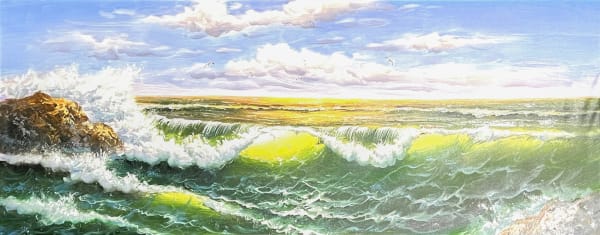 Oil on canvas 179*71cm István Kovács