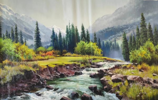 Oil on canvas 120*80cm Farid Khamidov