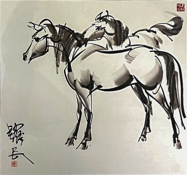 Twin Steeds Series II: Side by Side, 2024