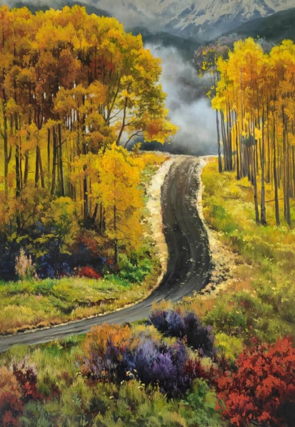 Oil on canvas 80*120cm Farid Khamidov