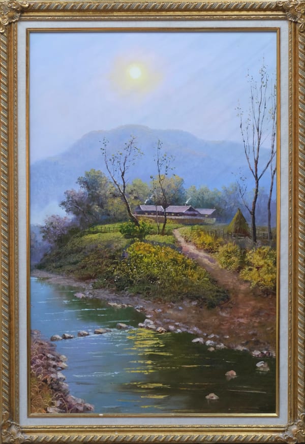 By the River at Dusk, 2021