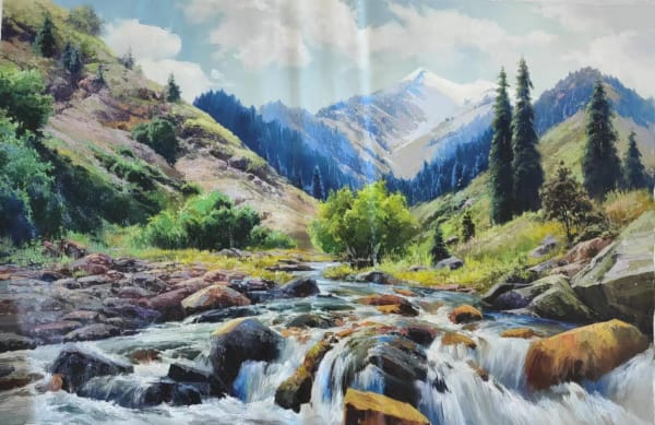 Oil on canvas 120*80cm Farid Khamidov