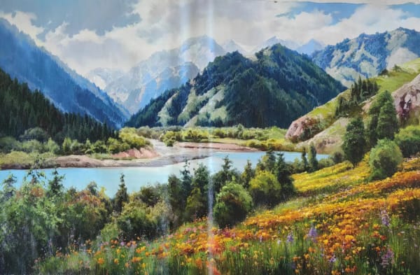 Oil on canvas 120*80cm Farid Khamidov