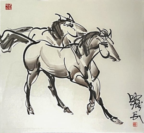 Twin Steeds Series XVIII: Boundless, 2024