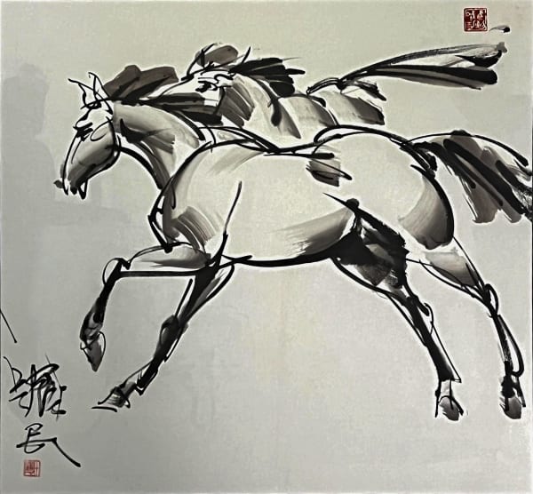 Twin Steeds Series XVI: Shoulder to Shoulder, 2024