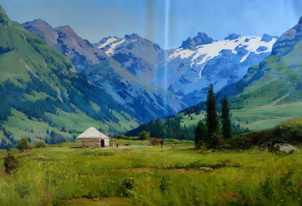 Oil on canvas 120*80cm Farid Khamidov