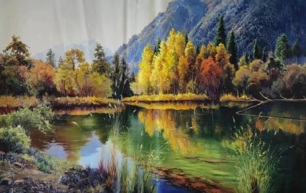 Oil on canvas 120*80cm Farid Khamidov