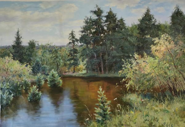 Oil on canvas 120*80cm Kamol Rahmono